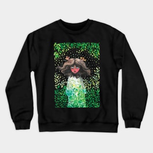 Girl-deer Crewneck Sweatshirt